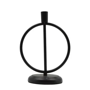 Candelabro 20 cm negro
