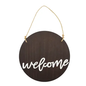 Letrero decorativo welcome