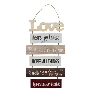 Letrero decorativo love