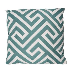 Cojín decorativo azul