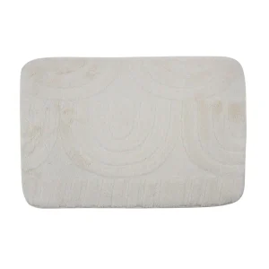 Alfombra para baño marfil