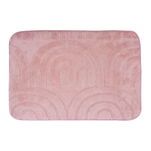 Alfombra para baño rosa