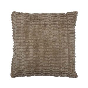 Cojín decorativo café