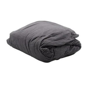 Cobertor para sofá 2 plazas gris