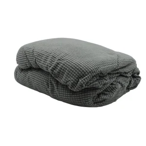 Cobertor para sofá 2 plazas gris