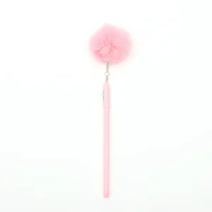 Lapiz Gel Pompom Rosado