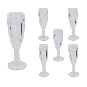 Set Copas Champagne*6