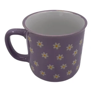 Tazón Loza Flores Morado 590ml