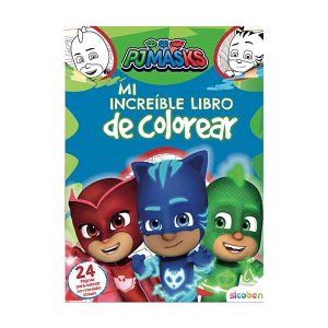 Libro colorear PJ Mask