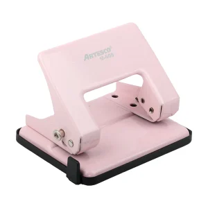 Perforadora metálica rosada 20 hojas Artesco