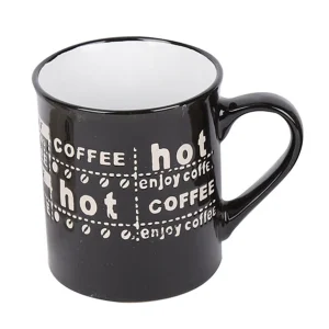 Tazón Loza Negro 8.6x10.2cm 340ml