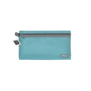 Estuche Malla Azul 23*13Cm