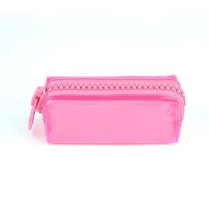 Estuche Rosado Diseño Cierre 21*8*7cm