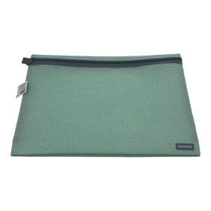 Estuche malla verde 35*24.5cm