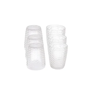 Set 6 Vasos Vidrio Transparente 300Ml